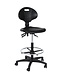 Work chair B PUR High - Nylon base - Black