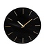 Black Aluminium Wall Clock Ø35.5 cm