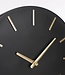 Black Aluminium Wall Clock Ø35.5 cm