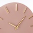 Brown Aluminium Wall Clock Ø35.5 cm