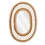 Mica Decorations Wandspiegel Oker Rotan Hout 59x40x3 cm