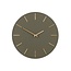 Dark Brown Aluminium Wall Clock Ø35.5 cm – Modern Brixen Clock