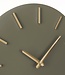Dark Brown Aluminium Wall Clock Ø35.5 cm – Modern Brixen Clock