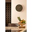 Dark Brown Aluminium Wall Clock Ø35.5 cm – Modern Brixen Clock