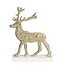 Mica Decorations Kerst Decoratief Beeld Goud Aluminium – Handgemaakt
