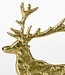Kerst Decoratief Beeld Goud Aluminium – Handgemaakt
