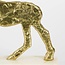 Mica Decorations Weihnachts-Rentierfigur aus Aluminium - Gold