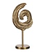 Gold Decorative Sculpture Aluminium – Handmade