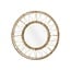 Mica Decorations Ludy Wandspiegel aus Jute - Hellbraun