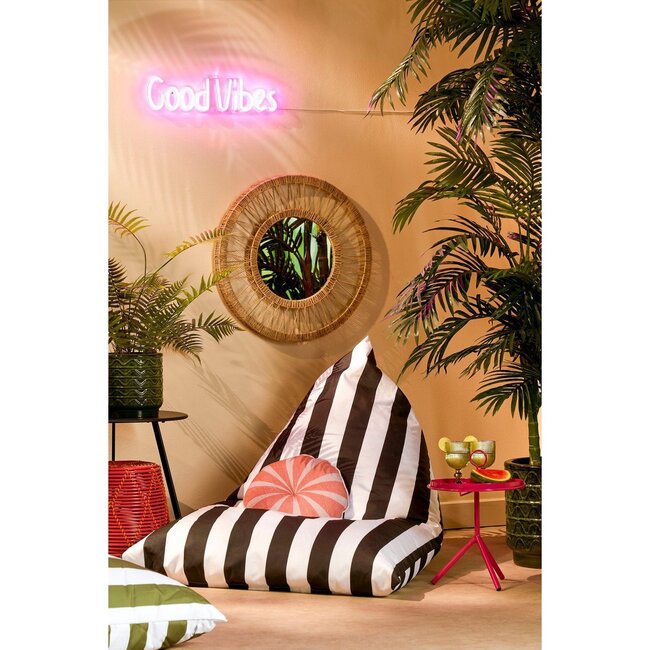 Light Brown Jute Wall Mirror – Handmade