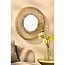Mica Decorations Ludy Wandspiegel aus Jute - Hellbraun