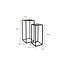 Mica Decorations Goa Iron Side Tables - Black - Set of 2