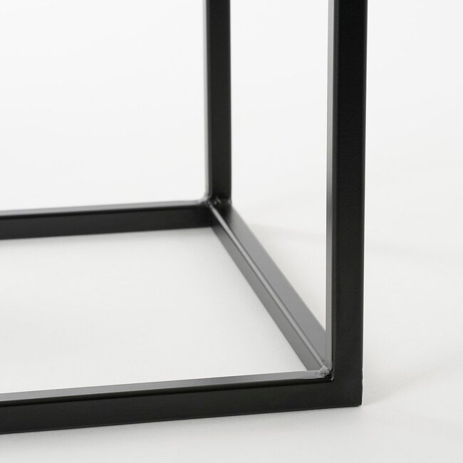 Bijzettafel set Zwart 2Ijzer