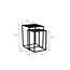 Mica Decorations Goa Iron Side Tables - Black - Set of 2