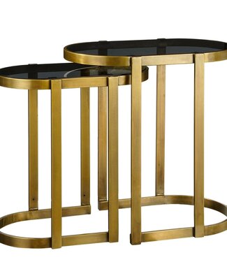 Mica Decorations Bijzettafel set Goud 2Ijzer