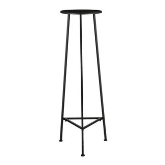 Mica Decorations Mica Decorations Adine Iron Plant Table – Black – H120 × Ø35 cm