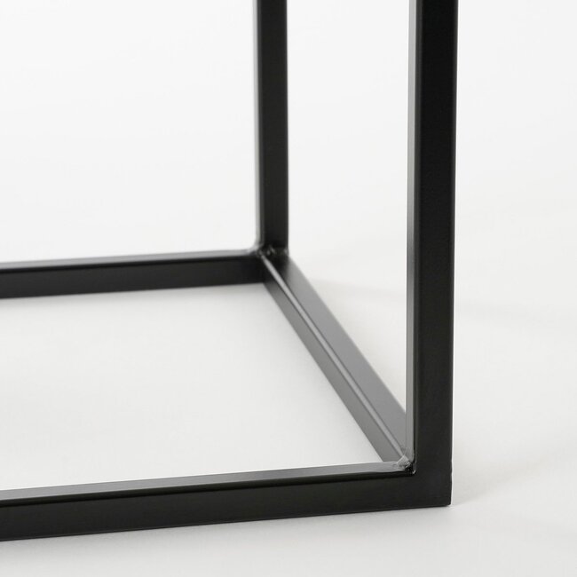 Bijzettafel set Zwart 2Ijzer