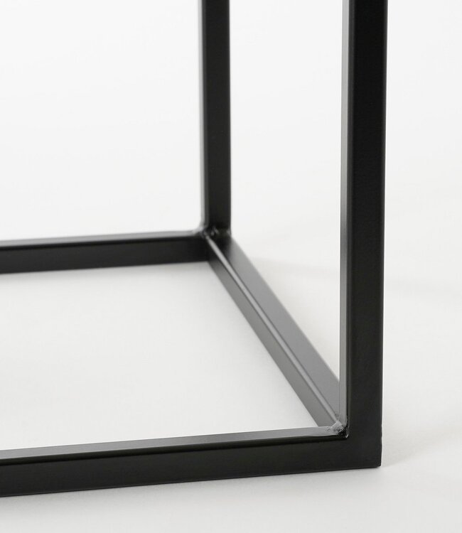 Bijzettafel set Zwart 2Ijzer