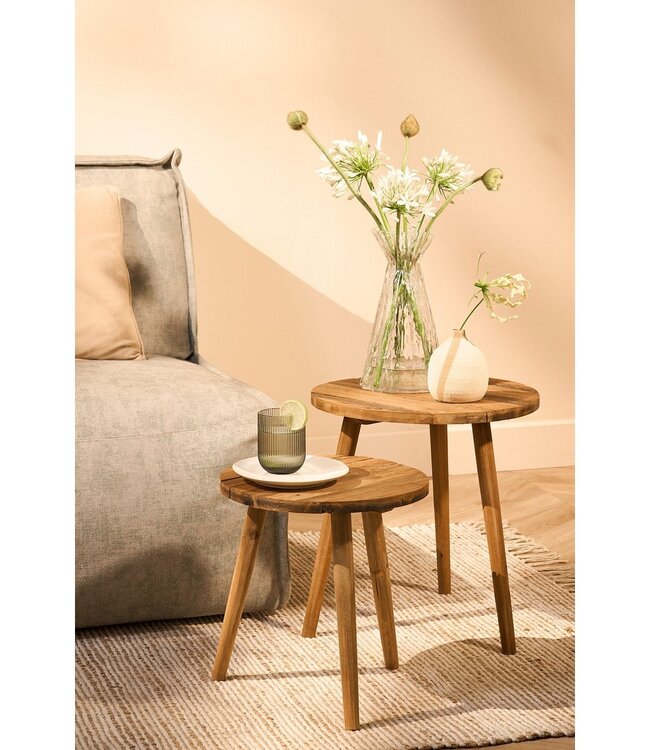 Bijzettafel Bruin 1Hout