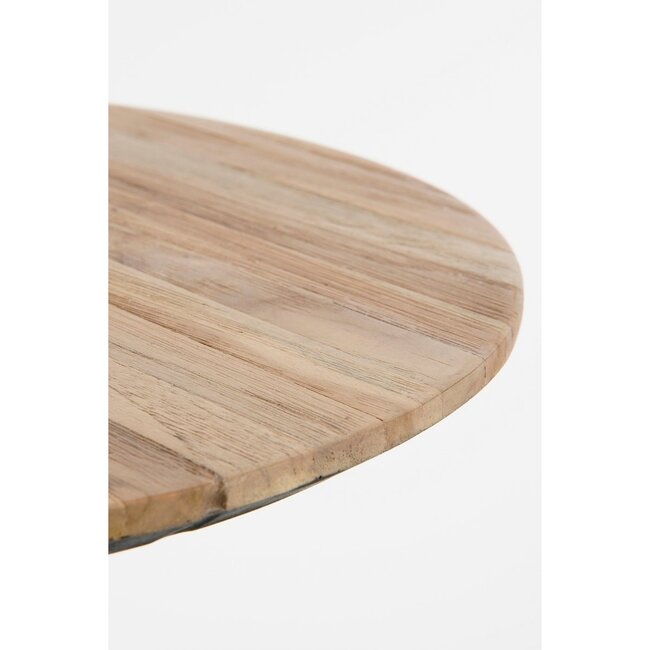 Mica Decorations Jailey Teak Side Tables - Brown - Set of 2