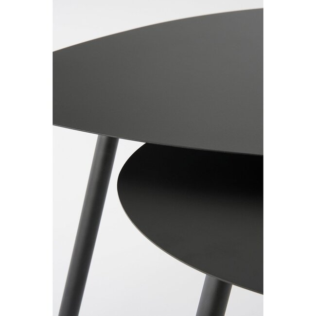 Mica Decorations Beistelltische aus Eisen - Schwarz - 2er-Set