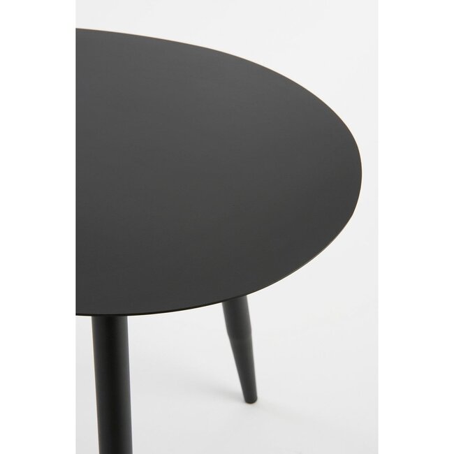 Bijzettafel set Zwart 2Ijzer