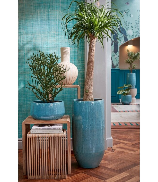 Bijzettafel set Bruin 3Teak hout