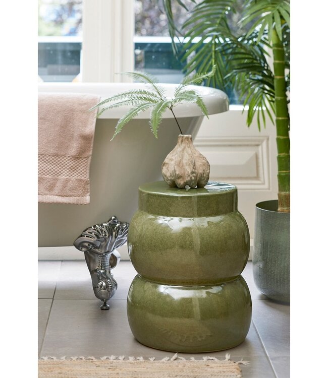 Bijzettafel Donkerbruin 1Keramisch