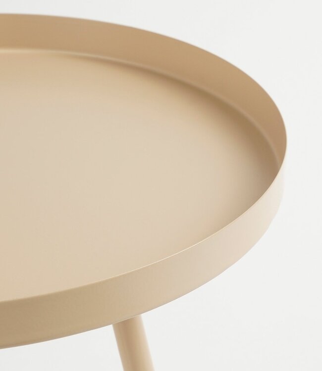 Bijzettafel Beige 1Ijzer