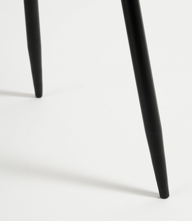 Bijzettafel Zwart 1Ijzer