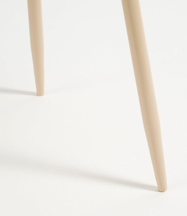 Bijzettafel Beige 1Ijzer