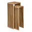 Mica Decorations Plantentafel Bruin 2Teak hout