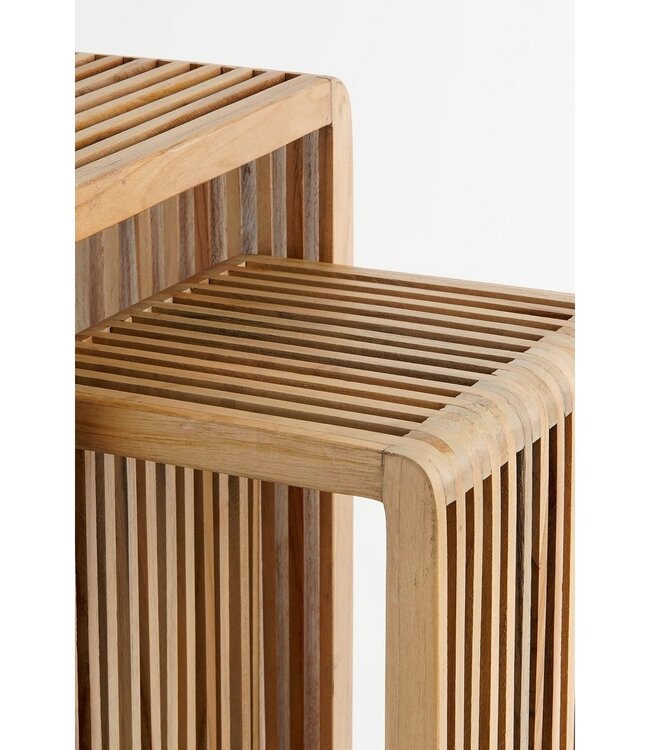 Plantentafel Bruin 2Teak hout