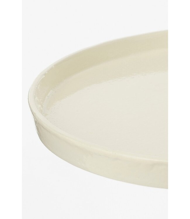 Bijzettafel Gebroken wit 1Aluminium