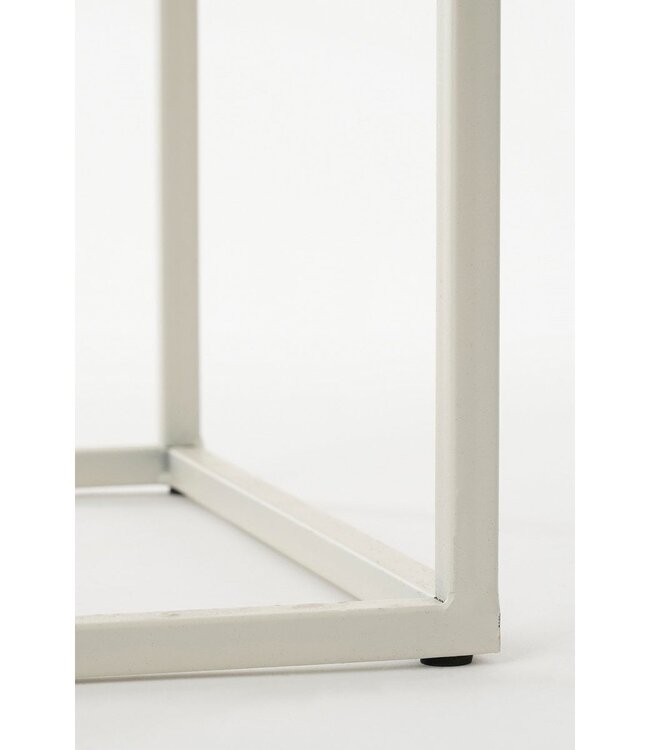 Bijzettafel set Gebroken wit 3Ijzer