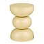 Mica Decorations Luna Beistelltisch aus Eisen - Beige - H46 cm