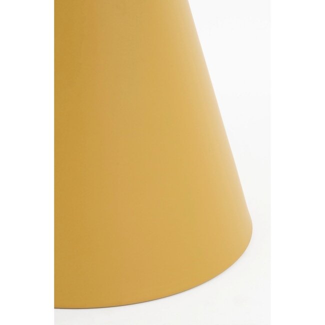 Bijzettafel Geel 1Ijzer