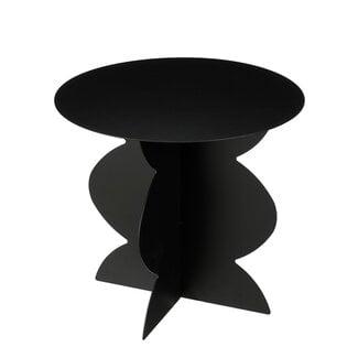 Mica Decorations Rafi Iron Side Table - Black
