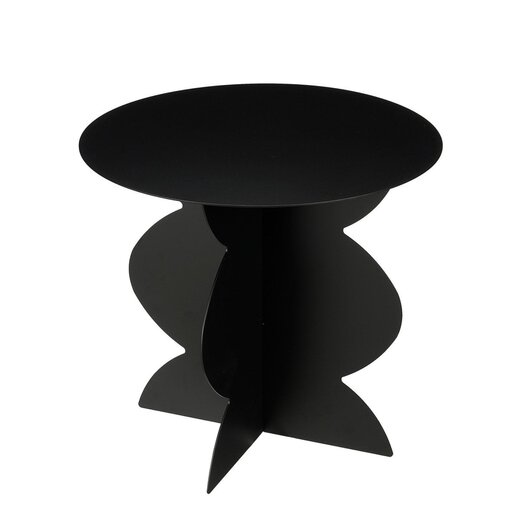 Mica Decorations Rafi Iron Side Table - Black