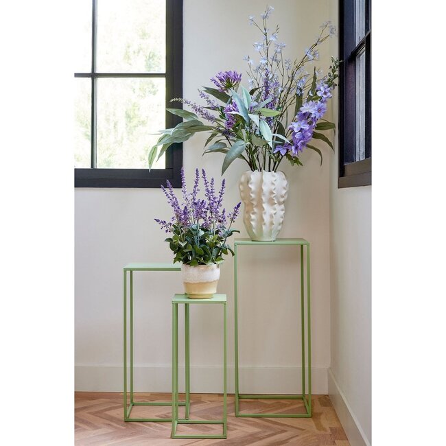 Mica Decorations Quinty Iron Side Tables - Green - Set of 3