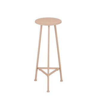 Mica Decorations Adine Iron Plant Table - Light Pink - H80 × Ø30 cm