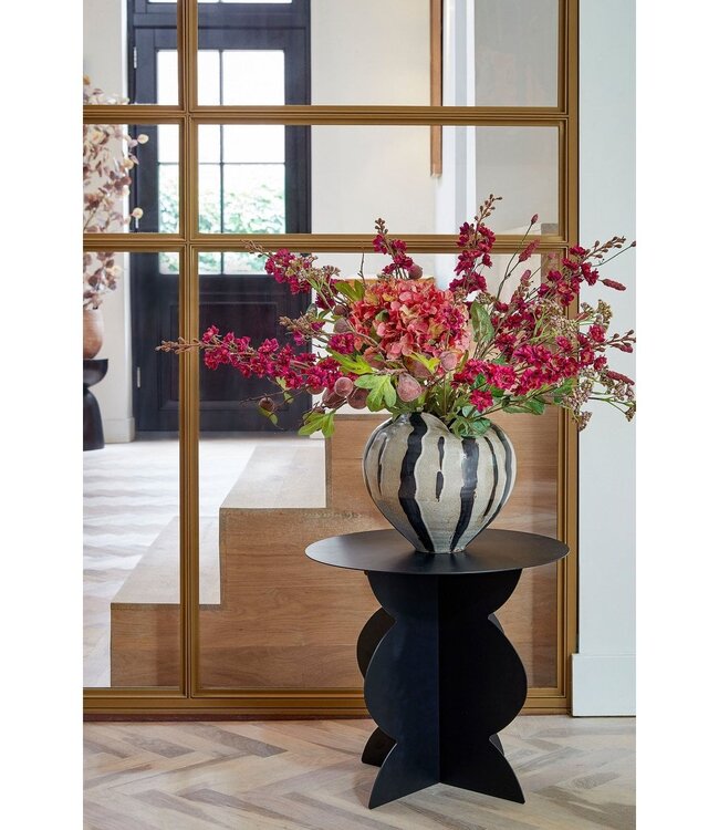 Bijzettafel Zwart 1Ijzer