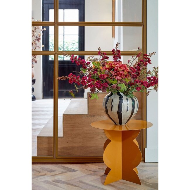 Mica Decorations Rafi Iron Side Table - Brown