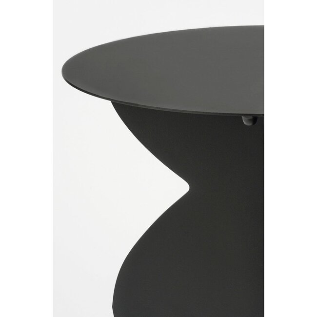 Mica Decorations Rafi Beistelltisch aus Eisen - Schwarz - H50 cm