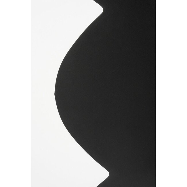 Mica Decorations Rafi Iron Side Table - Black - H50 cm