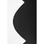 Mica Decorations Rafi Beistelltisch aus Eisen - Schwarz - H50 cm
