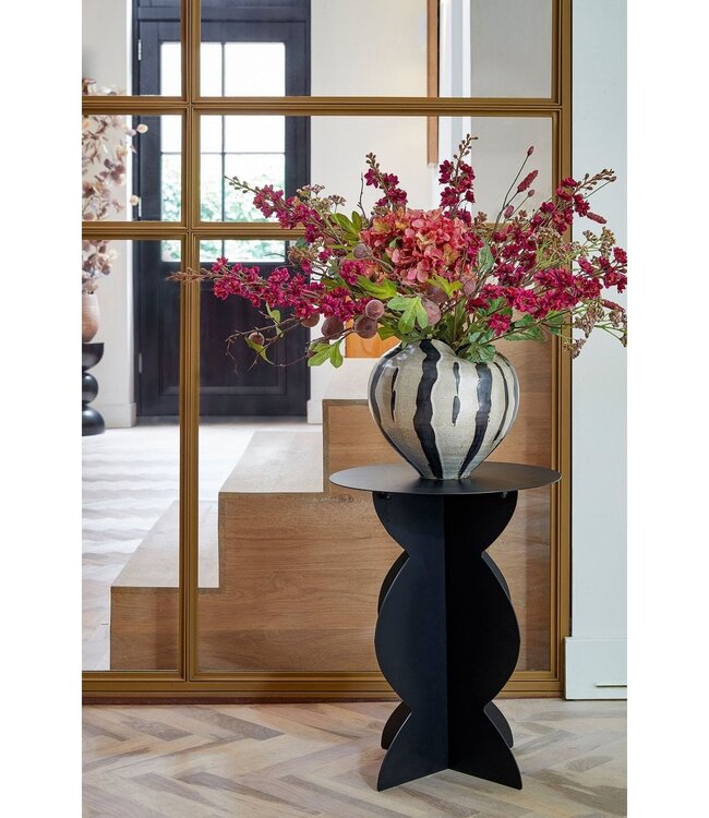 Bijzettafel Zwart 1Ijzer