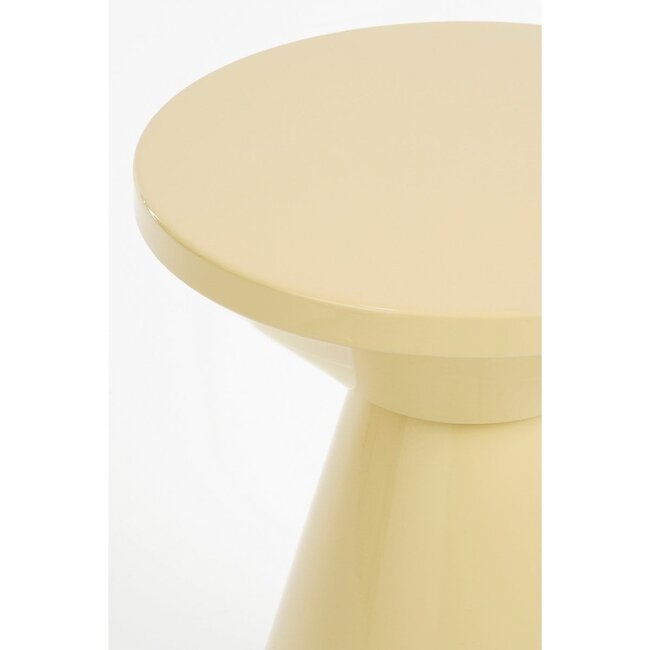 Mica Decorations Jim Iron Side Table - Beige