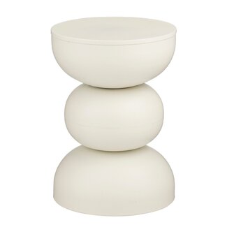 Mica Decorations Bijzettafel Gebroken wit 1Ijzer