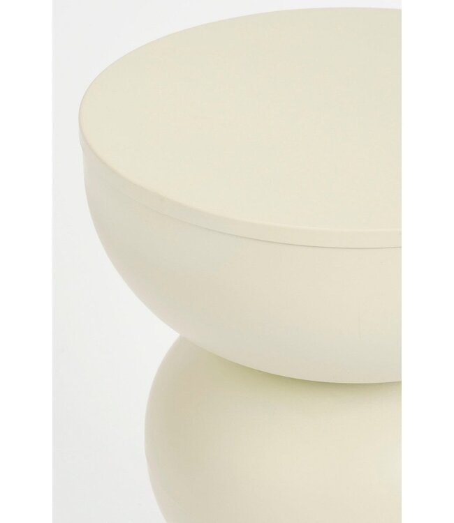 Bijzettafel Gebroken wit 1Ijzer